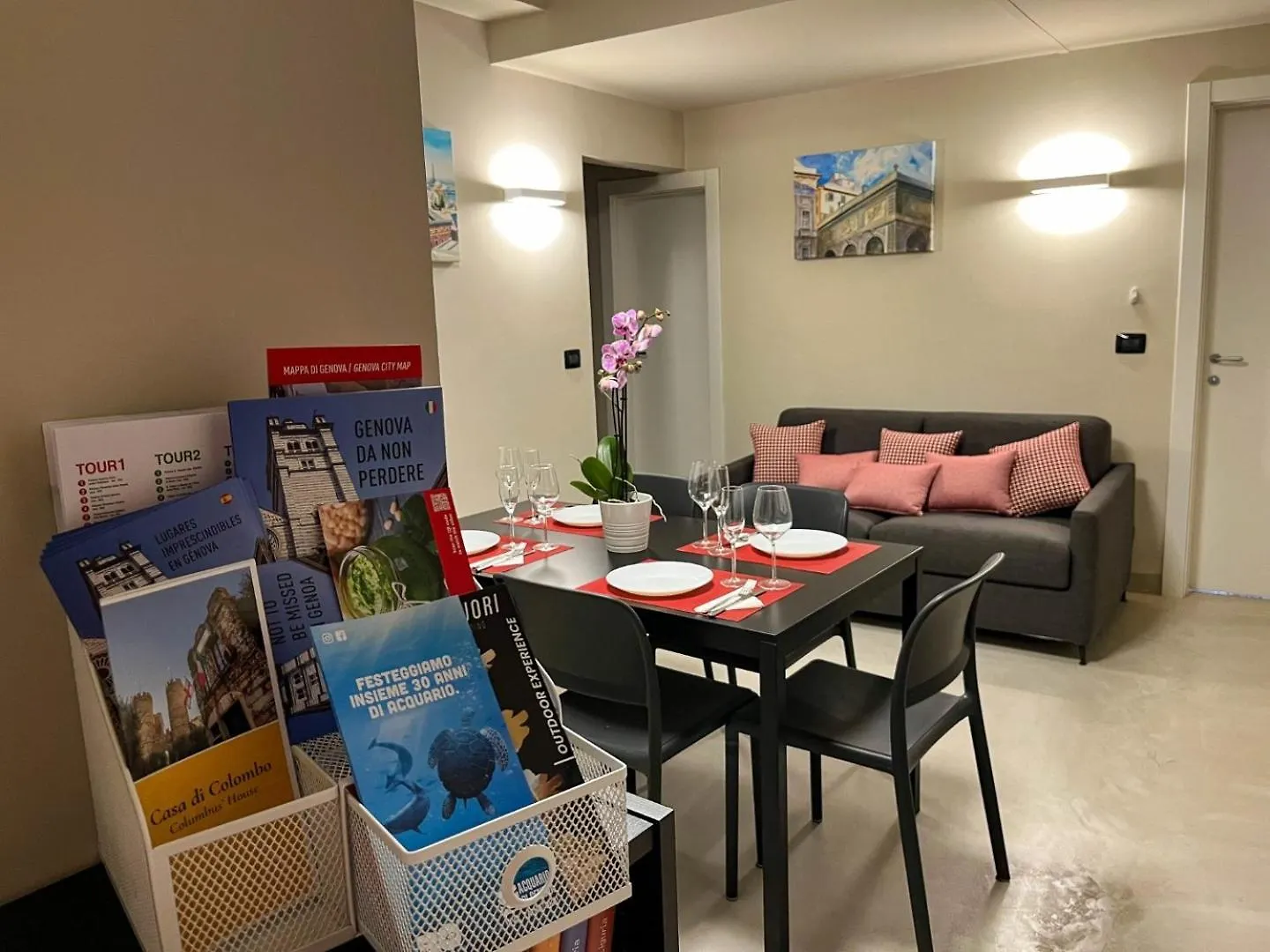 Elegante Trilocale Zona Acquario-Ianuamaris Genova Apartment Italy